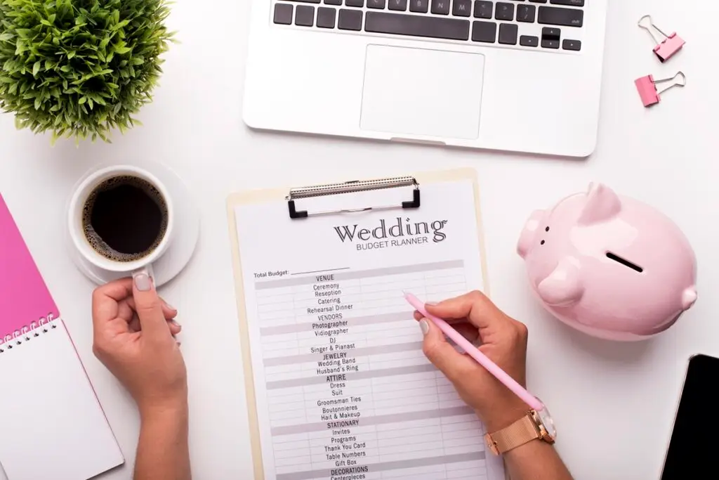 Wedding budget planning
