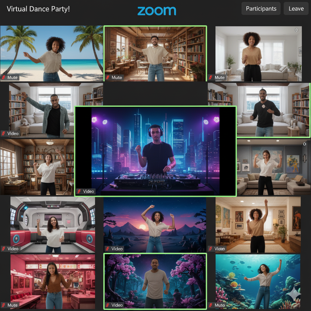 Zoom Virtual Dance Party