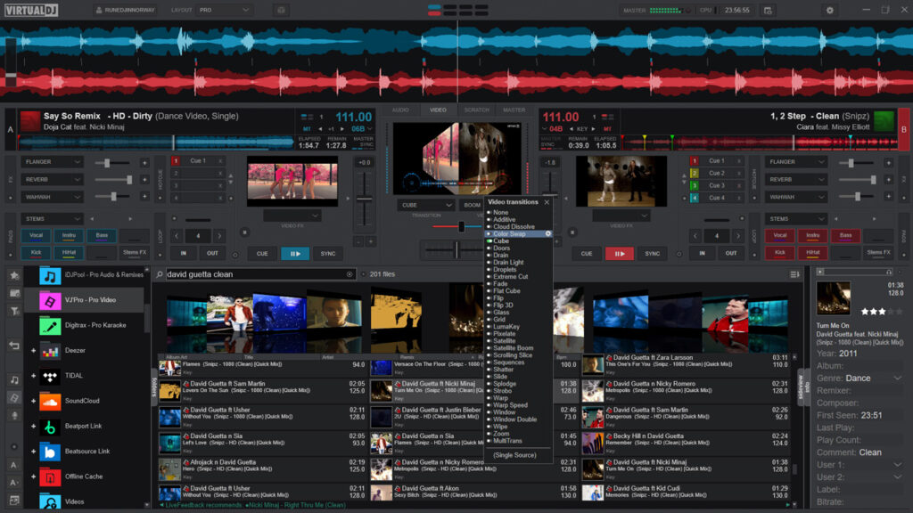 Videomixing DJ