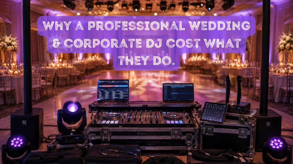 Why does a wedding DJ cost so much?